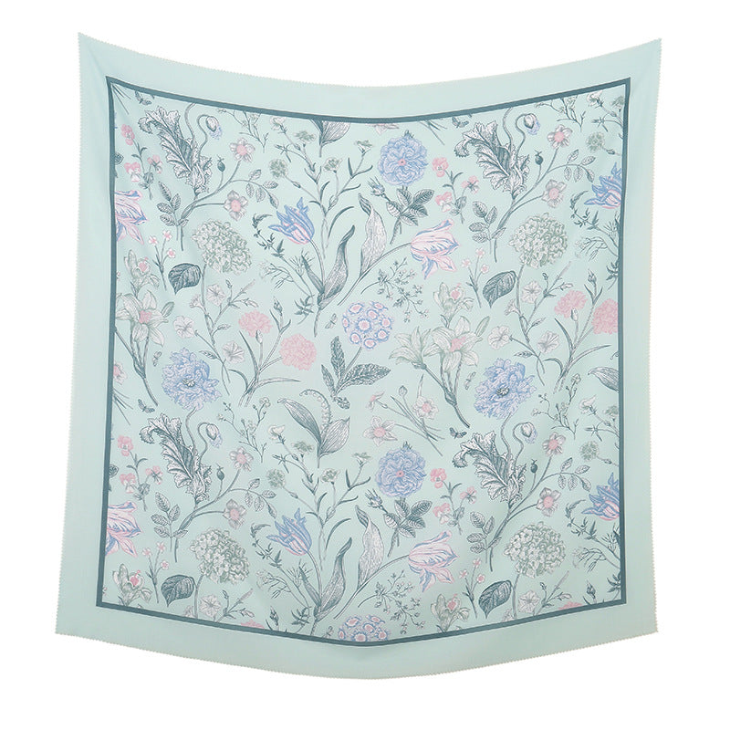 Cross Fashion Printed Sunscreen Scarf Malay Middle East Hui Headcloth