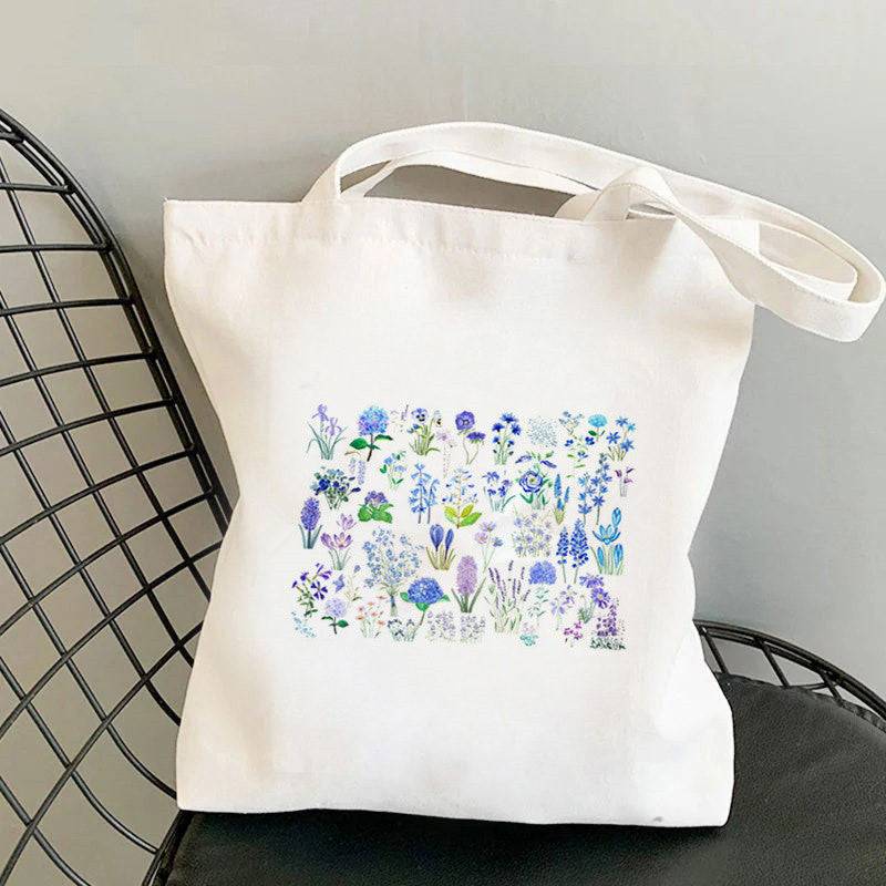 Printed Canvas Personalized One Shoulder Women's Fashionable Handbag