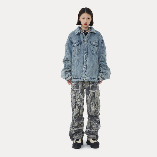 Vintage Street Wash Dirty Padded Jacket