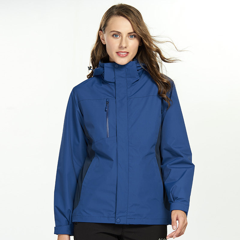Men's And Women's Windproof And Warm Thick Mountaineering Jacket