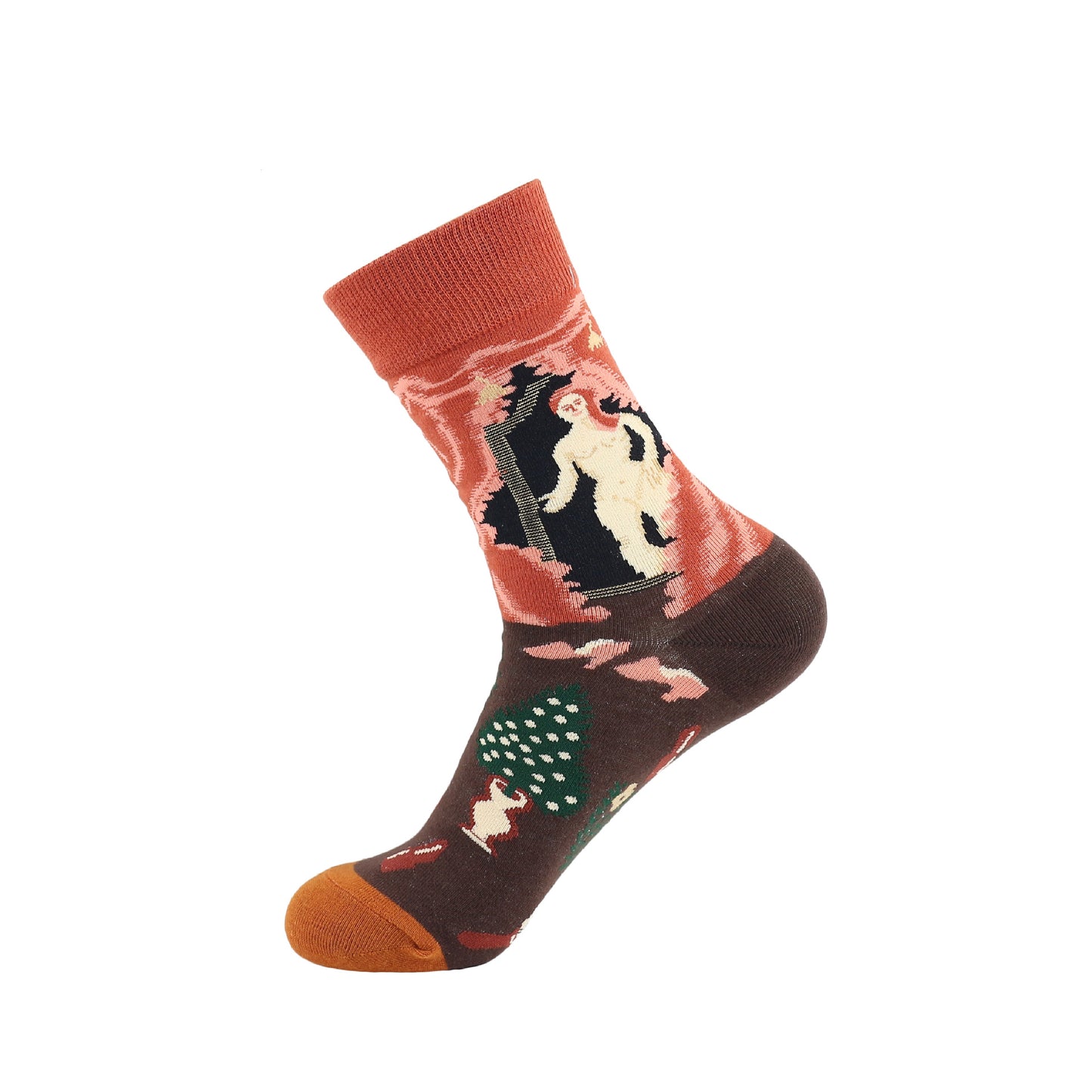 Creative In-tube Skateboard Personality Ladies Cotton Socks