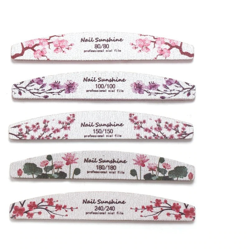 Printed Sand Flower Washing Series Nail File