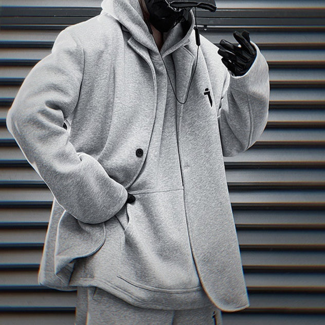 Men's And Women's Loose Solid Color Casual Small Suit Casual Clothes Trendy Coat