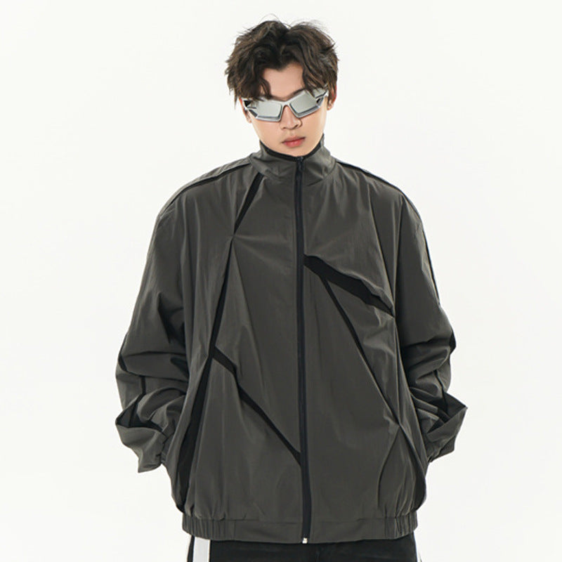 Trendy Outdoor Sports Stand-up Collar Jacket