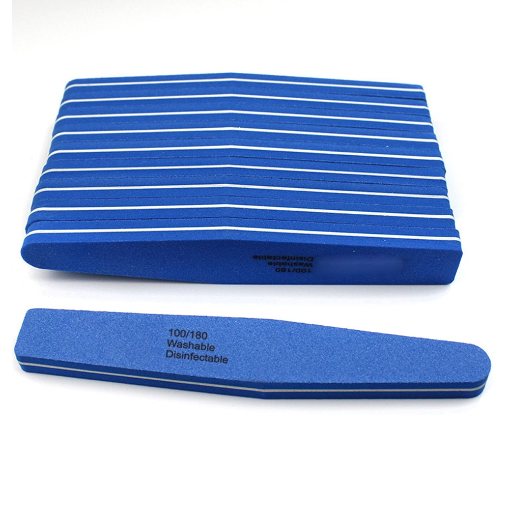 Nail Rubbing Strips Polishing Double-Sided Polishing Strips And Sponge Rubs