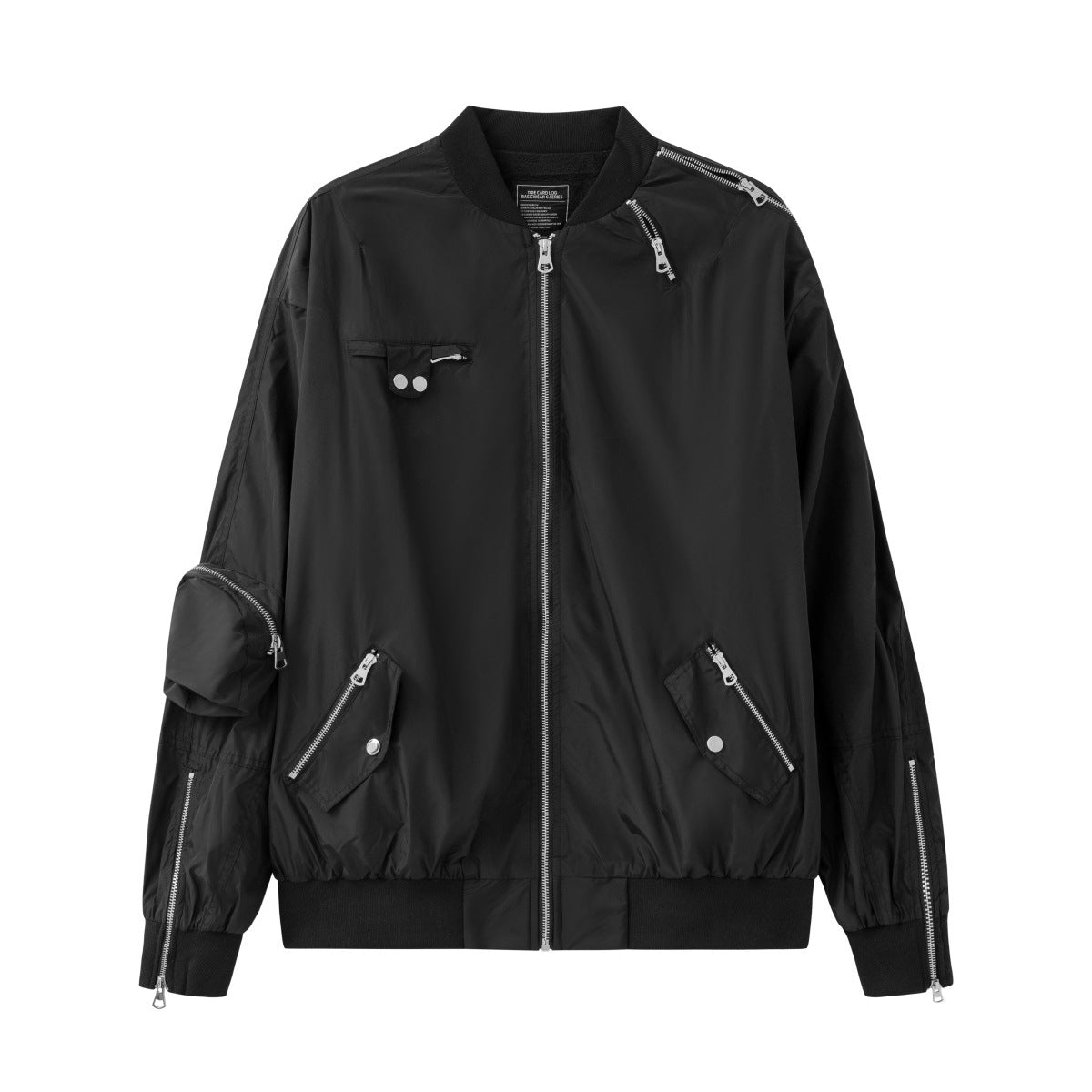 Multi-zipper Couple Workwear Jacket