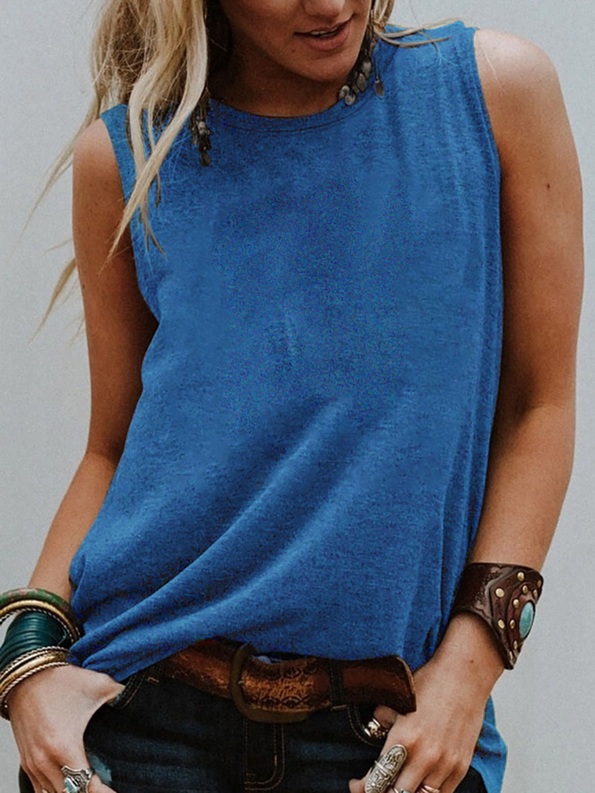 European And American Sleeveless Top Women's Loose