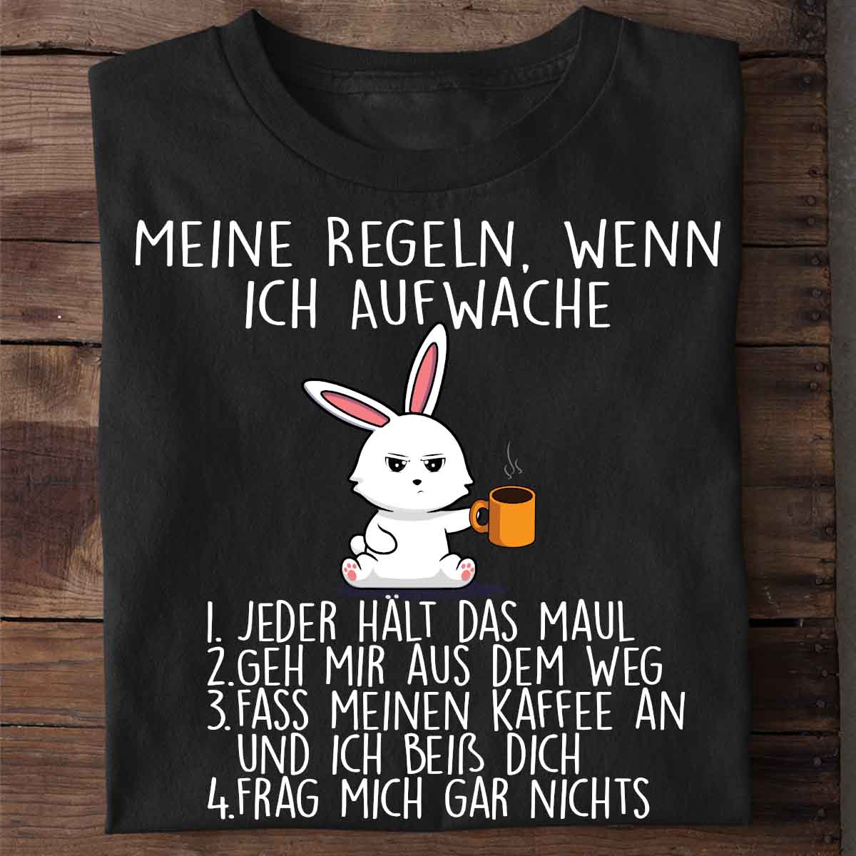 Vintage Cute Rabbit Shirt Men And Women Short Sleeve
