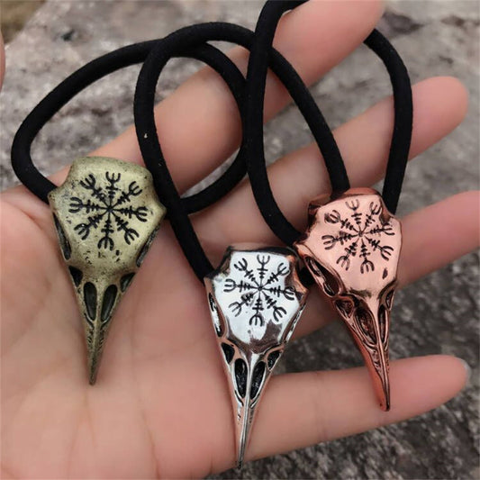 Bird Head Wolf Hair Ring Female Tie Hair Band