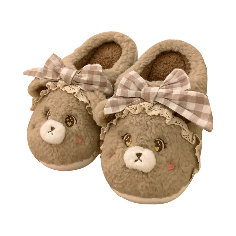Women's Fashion Indoor Non-slip Cotton Slippers