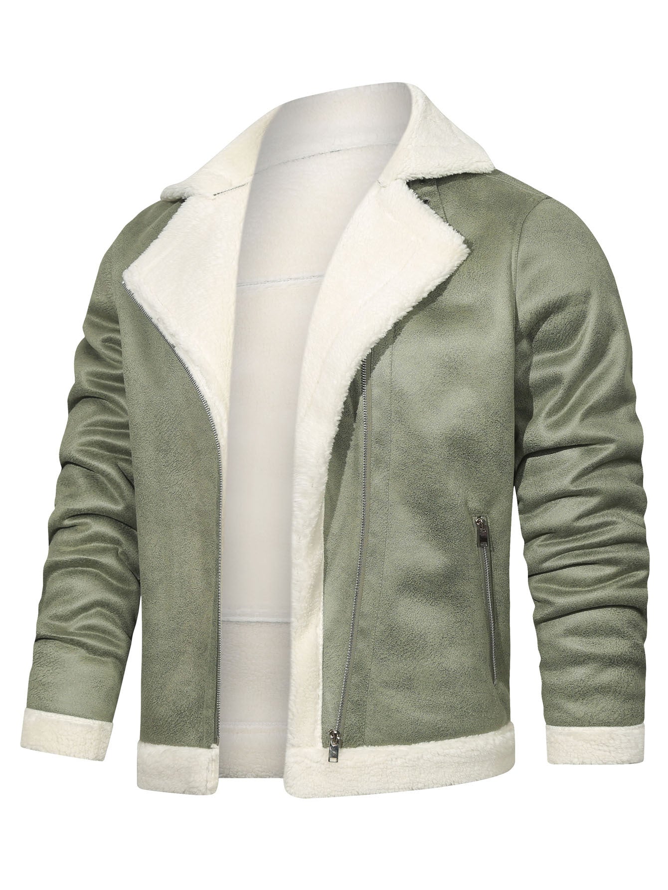 Fashion Thickened Fur Coat Men's