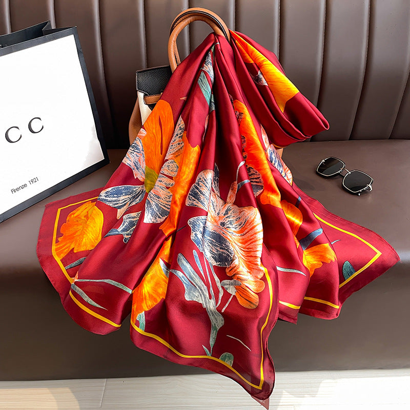 Summer Thin Type Sunscreen Shawl Scarf For Women