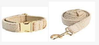 Creative And Minimalist Cream Style Pet Collar And Harness