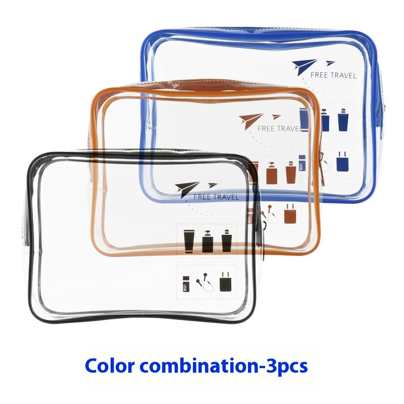 Multi-functional Transparent Travel Waterproof Portable Aviation Plastic Bag