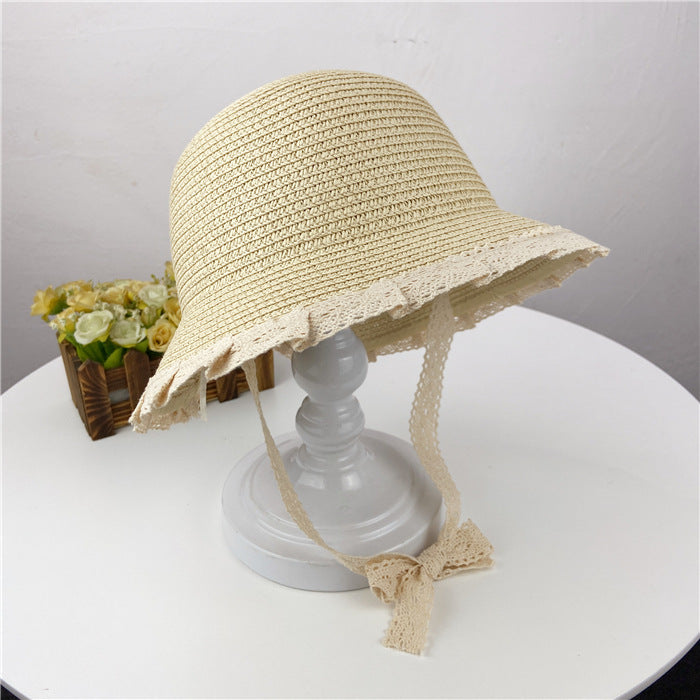Women's Japanese Lace Fisherman Hat With Lace Straps