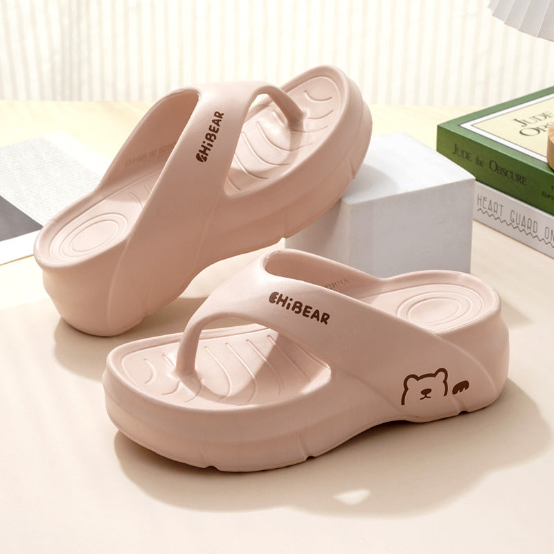 Flip Flops Wear Thick-soled Non-slip Wear-resistant Slippers