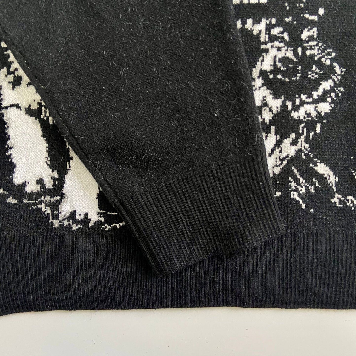 Wolf Head Men's Loose New Knitted Sweater