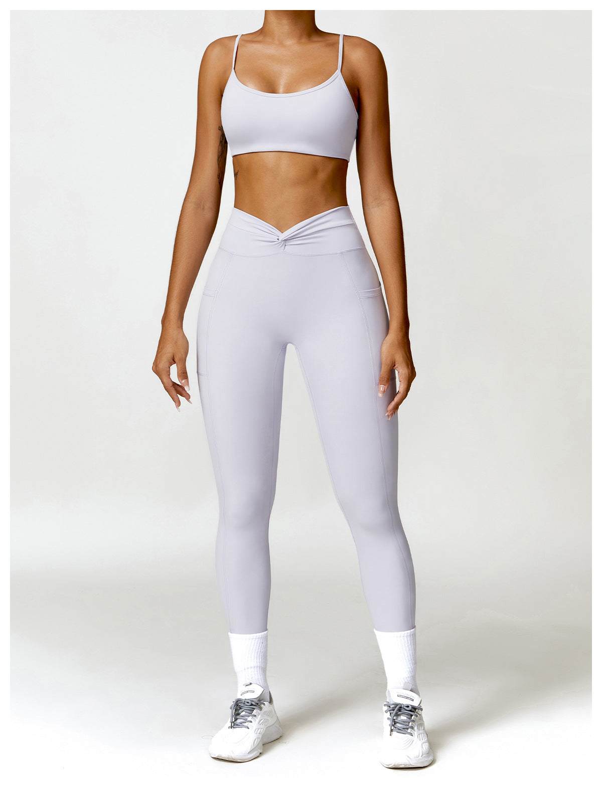 Quick-drying Cross High Waist Hip Lift Yoga Pants