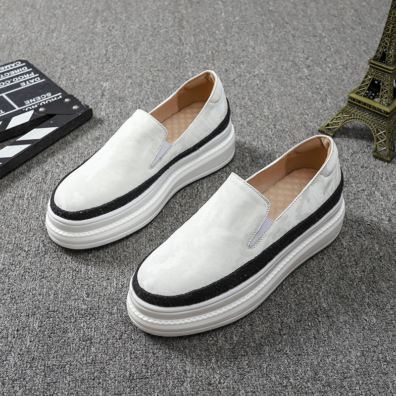 Women's Platform Shoes All Match Casual Thick Sole
