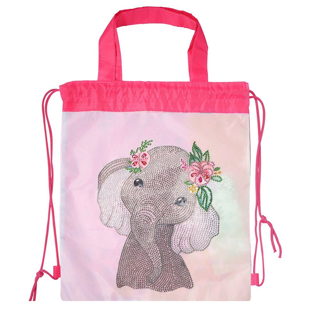 Creative Foreign Trade DIY Diamond Drawstring Back Bag Shopping