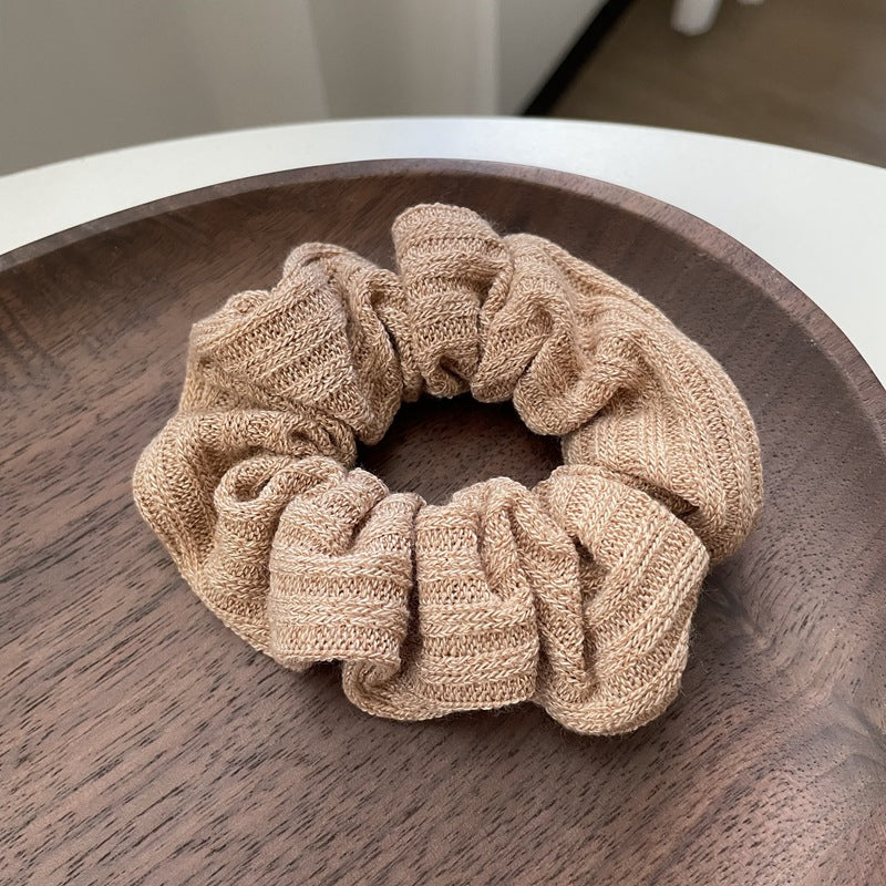 New Simple Knitting Large Intestine Hair Loop Accessories