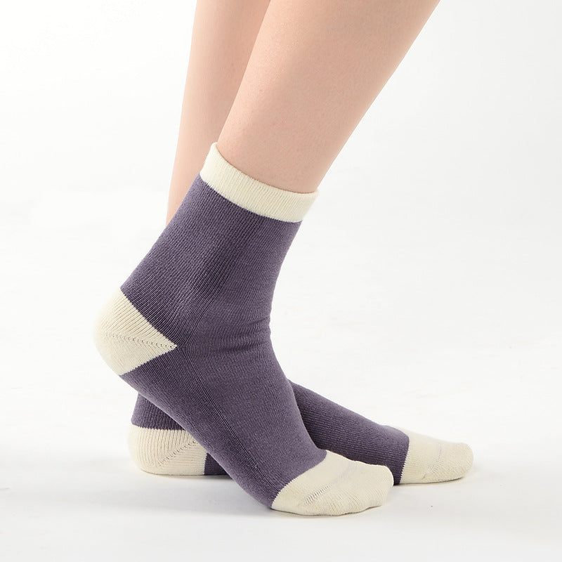 Women's Soft Half Terry Mid Tube Socks