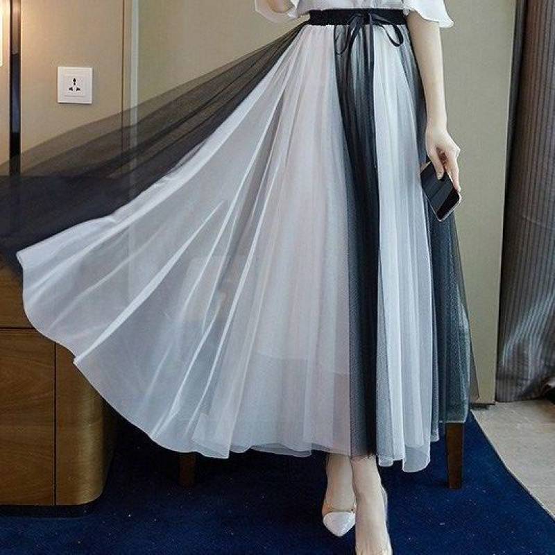 Summer Two-piece Chiffon Mesh Camisole