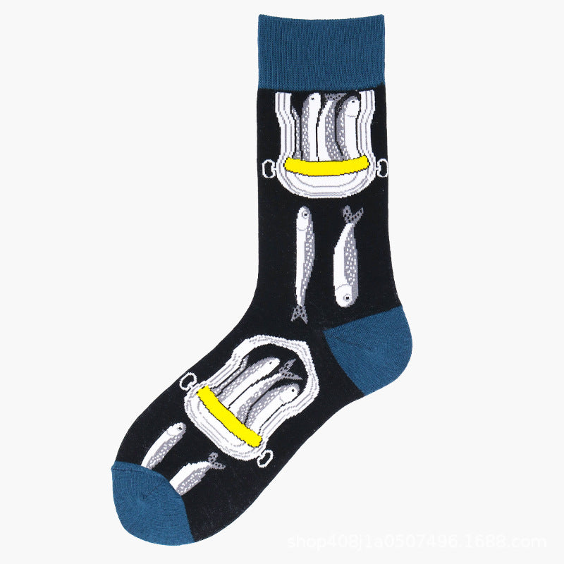 Mid-calf For Fall And Winter Long Cotton Socks