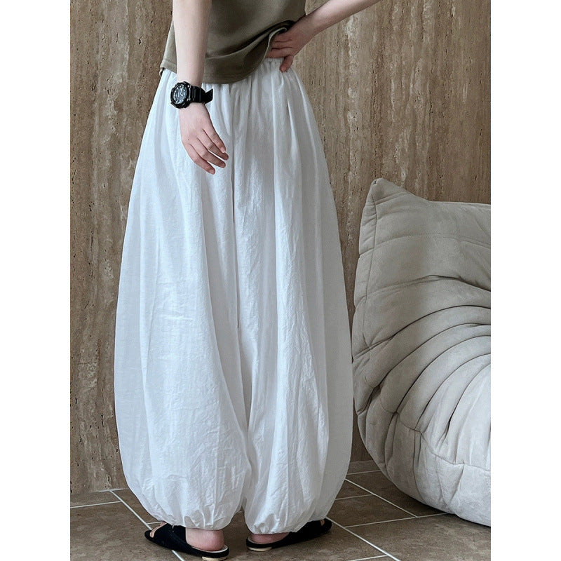 Womens Casual Laid-back Relaxed-fit Pants