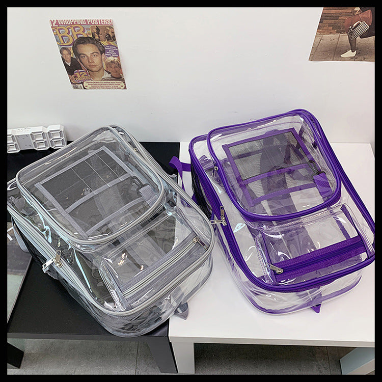 PVC Backpack Transparent Waterproof Backpack