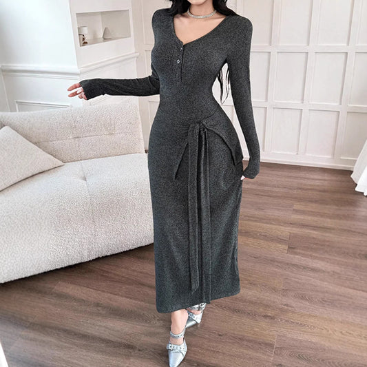 Womens Slimming Long Sheath Skirt For Fall And Winter