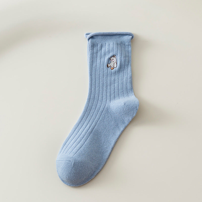 College Style Women's Stacked Socks