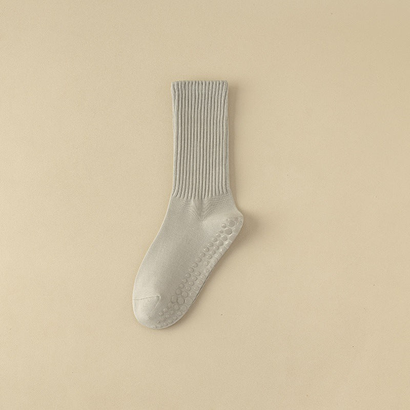 Women's Pilates Mid-calf Silicone Non-slip Yoga Socks