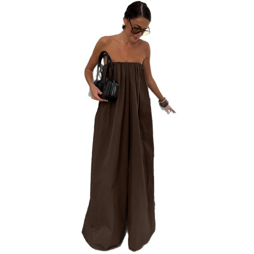 Bustier Dress Casual Womens Long Style