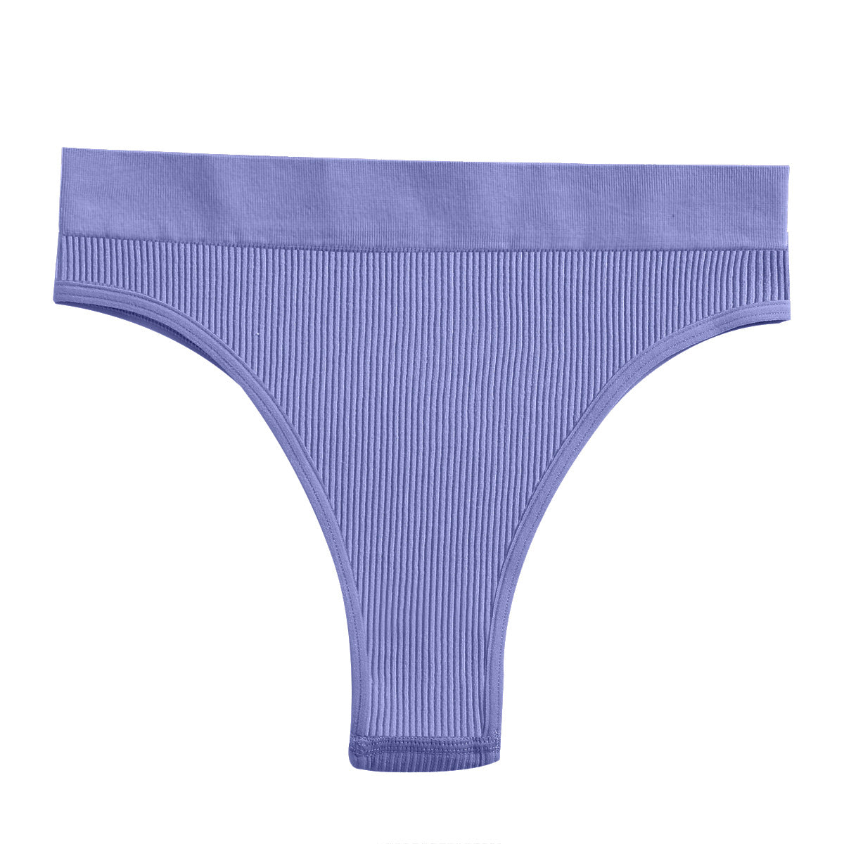 Threaded Cotton Solid Color Seamless BriefsXL