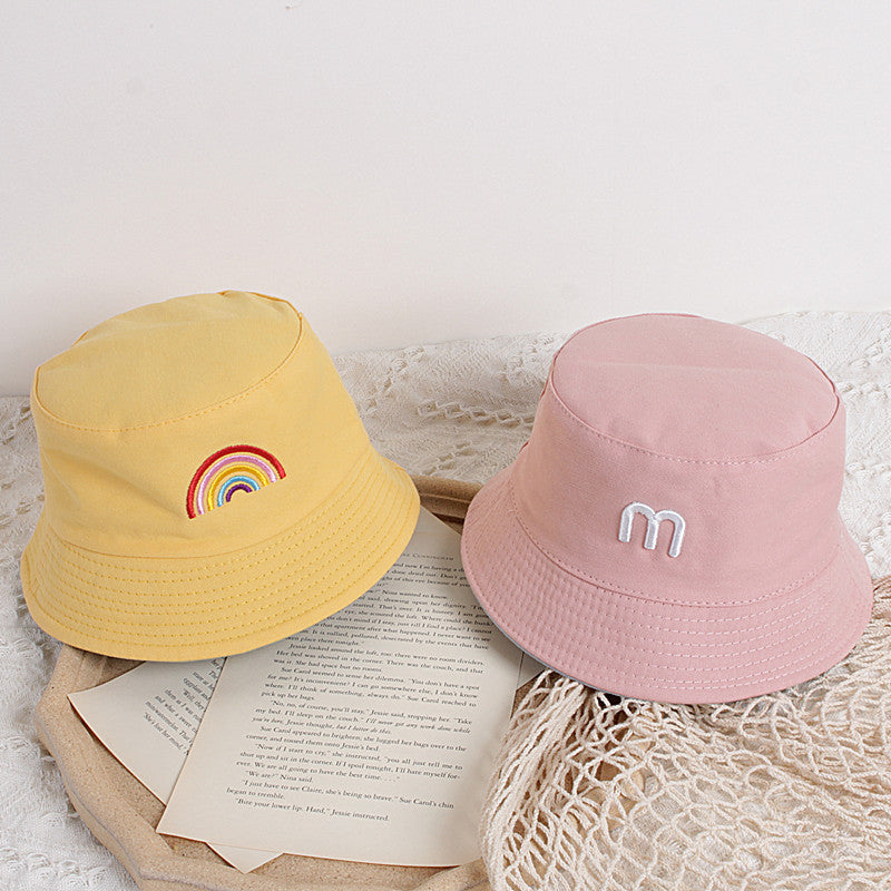 Children's Rainbow Bucket Hat Sun-proof