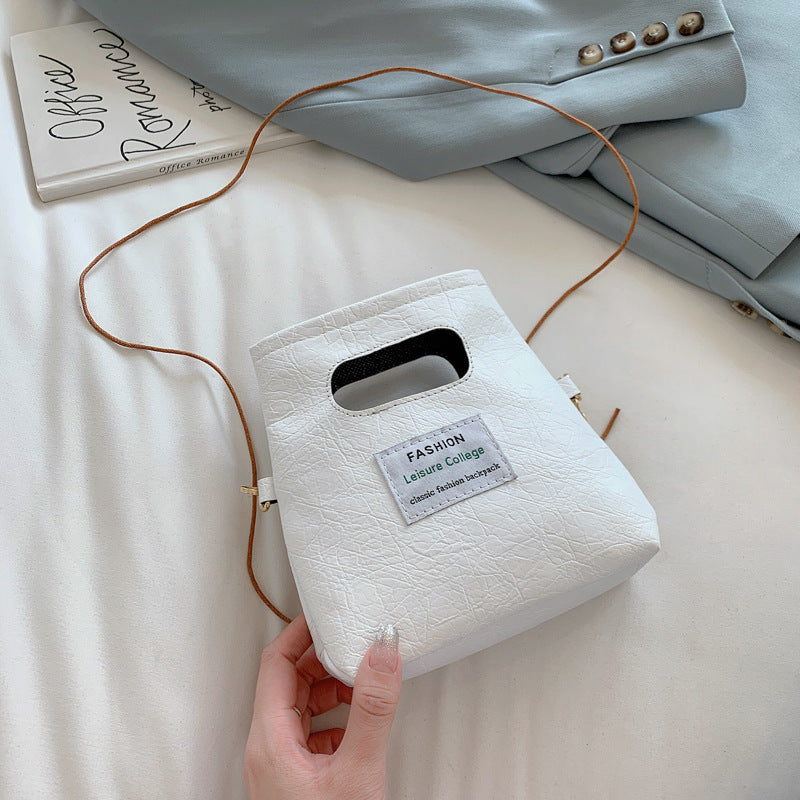 Trendy Fashion Foreign Style Single Shoulder Bag All-match Small Square Bag