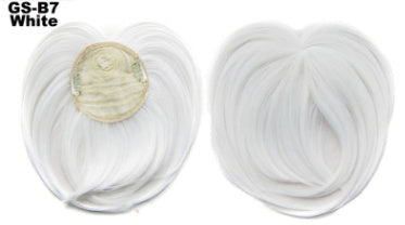 High Temperature Silk Chemical Fiber Wig Top Heart Bangs, Peach Heart Bangs On The Top Of TheHead
