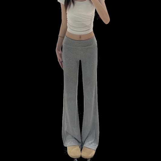 Women's Thin Low Waist Slimming Small Drape Casual Yoga Pants