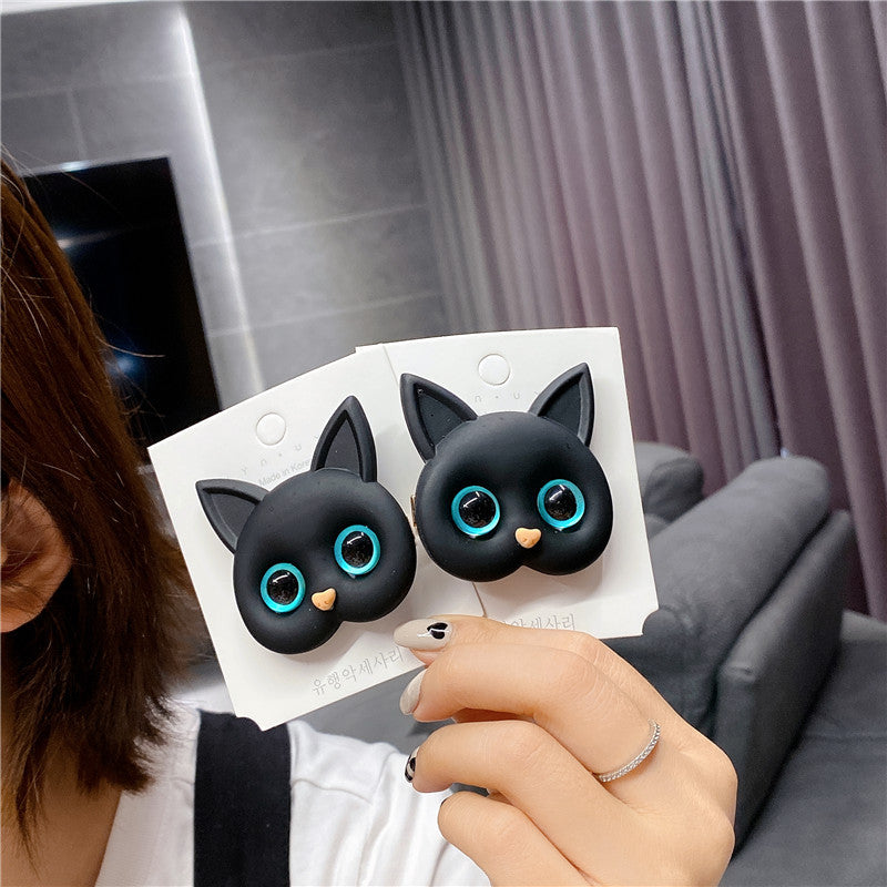 Korean Version Of Cute Cat Fashion Small Intestine Cloth Ring