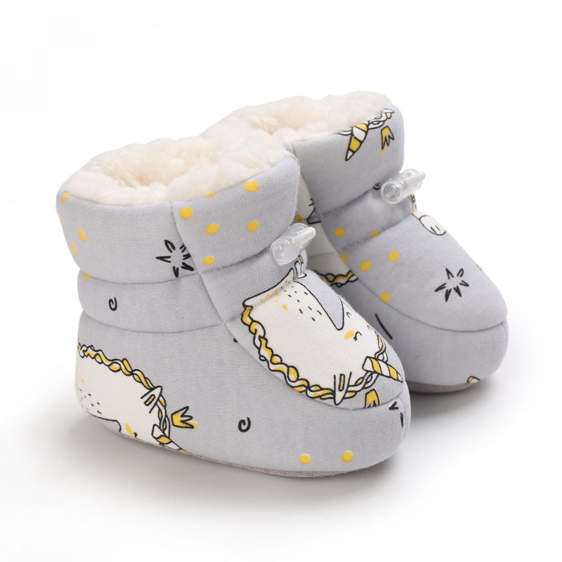 Winter Cartoon Casual Anti-drop Baby Shoes