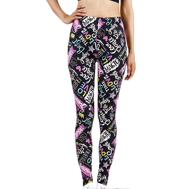 Women's Spring And Summer Thin Printed Leggings
