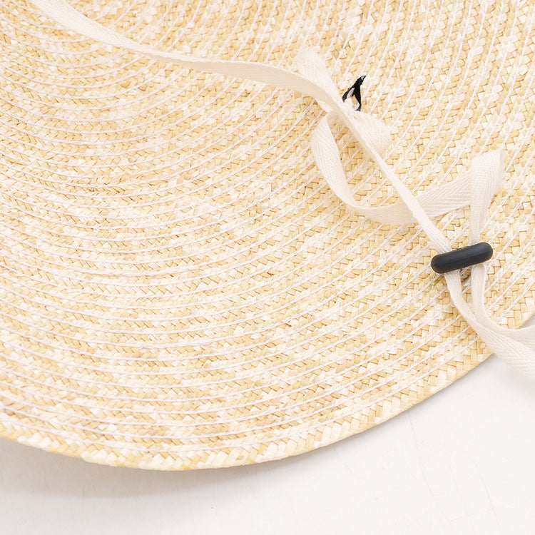 Summer Straw Hat With Straw