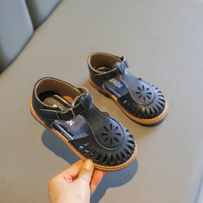 Children's Cutout British Soft Sole Sandals