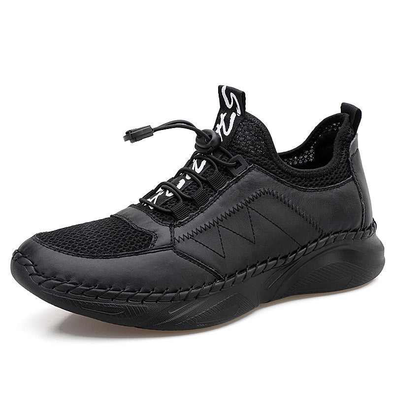 Men's Handmade Casual Low Top Mesh Flats