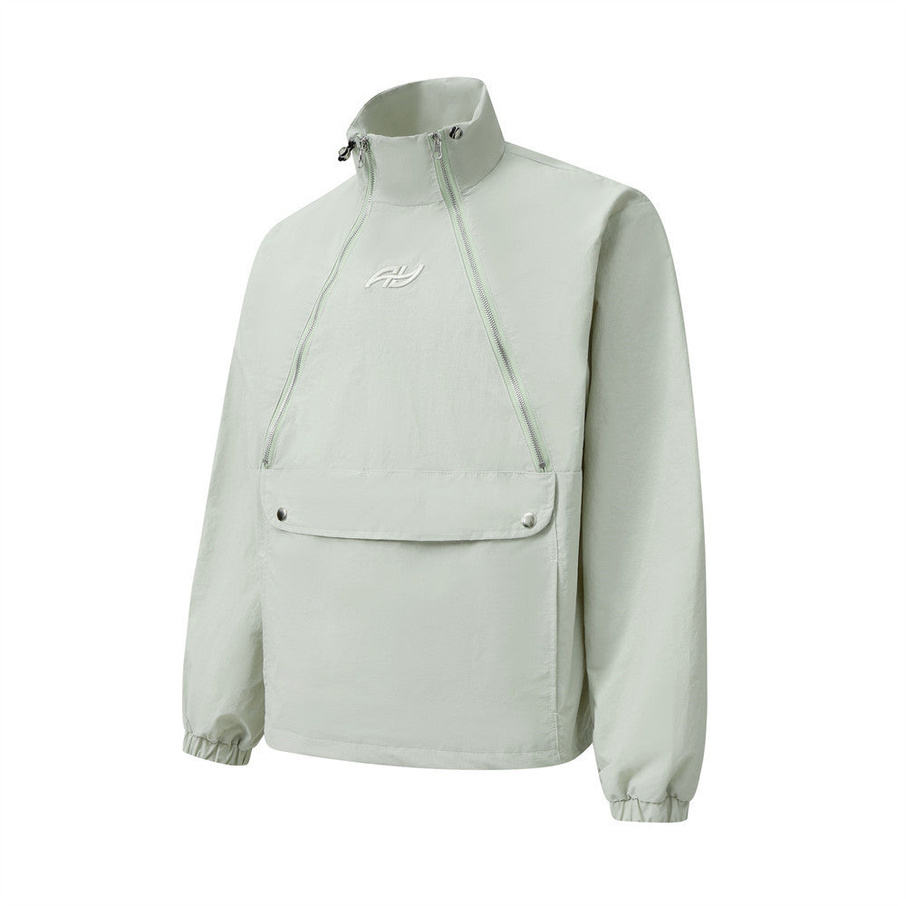 Double Zipper Stitching Men's Assault Jacket