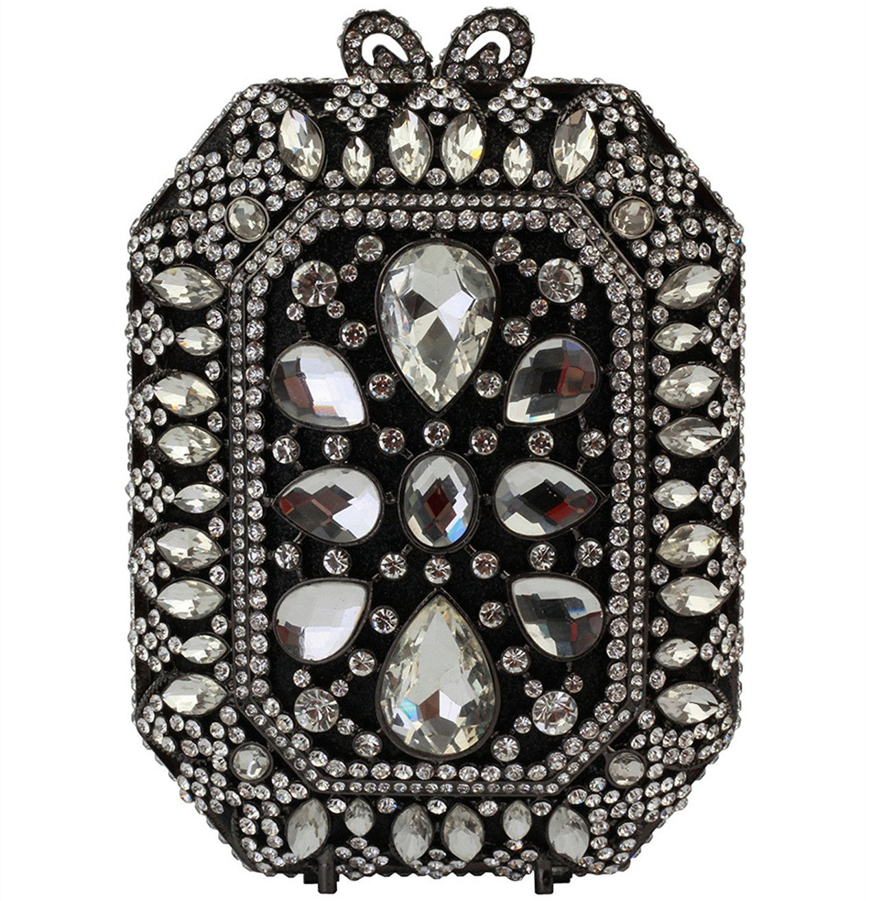 Original Clutch Bag With Handmade Diamond Evening