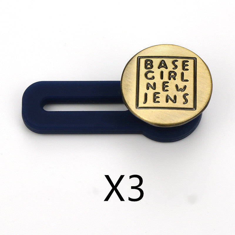No Sew Jeans With Adjustable Expansion Waist Button