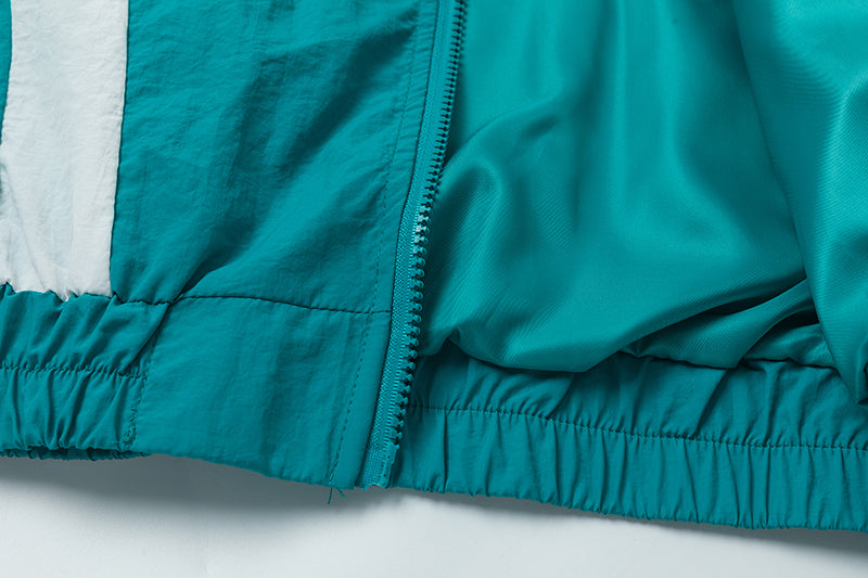 Color Matching Stand-up Collar Jacket Men