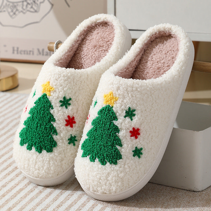 Home Warm Winter Cotton Slippers Thick Non-slip